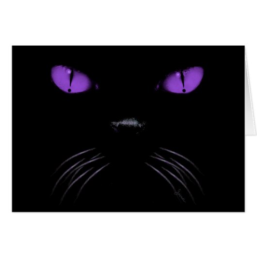 Boo - Amethyst Blank Card (Front Horizontal)