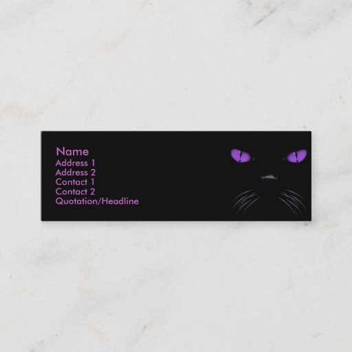 Customizable Boo - Amethyst Profile Card Business Cards
