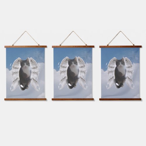 Boo Angel 66 cm x 914cm Wood Topped Wall Tapestry