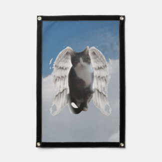 Boo Angel Rectangle Pennant with Grommets