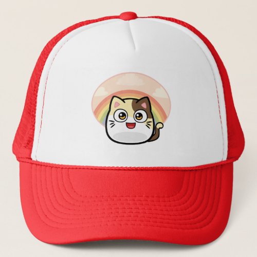 Boo as Cat Design Products Trucker Hat
