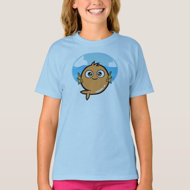 Boo as Fish Girls T Shirt (Front)