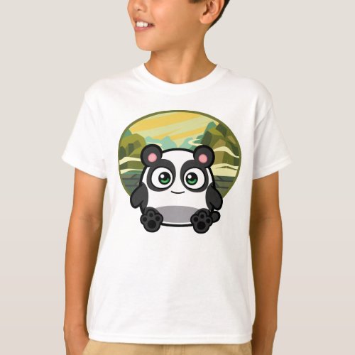 Boo as Panda Apparel T_Shirt