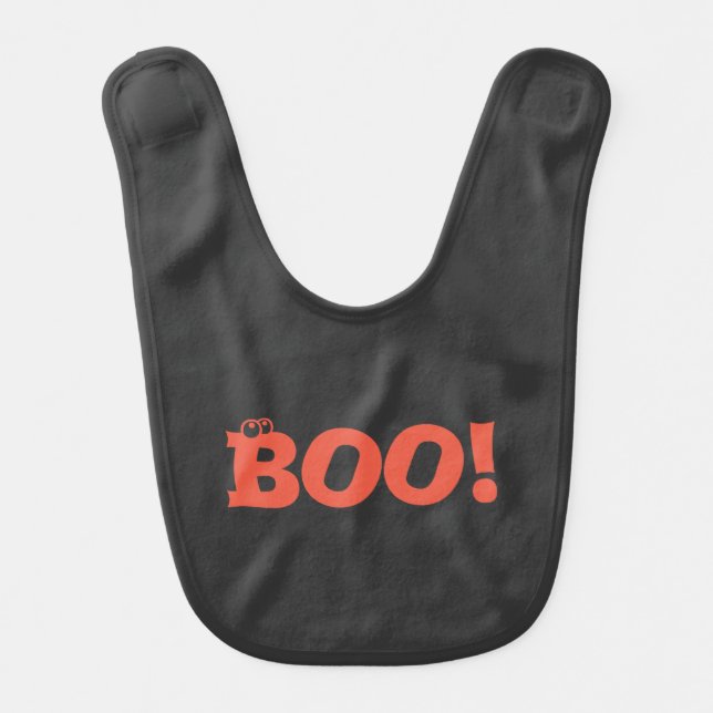 Boo!  baby bib (Front)