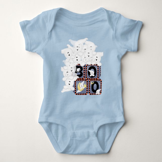 Boo Baby Halloween Bodysuit (Front)