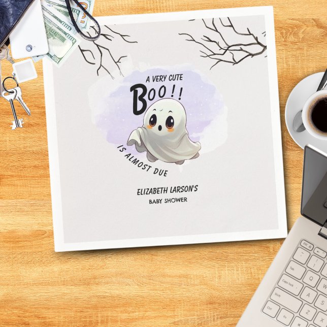 Boo Baby Shower Halloween themed Cute Party Napkins (Creator Uploaded)