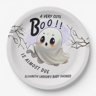 Boo Baby Shower Halloween themed Cute Party Paper Plates
