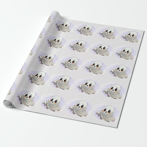 Boo Baby Shower Halloween themed Cute Party Wrapping Paper