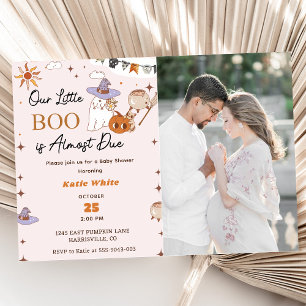 Boo Baby Shower Our Little Boo Is Almost Due  Invitation