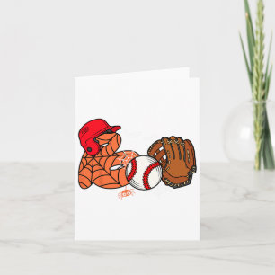 Boo Baseball Halloween Player Catcher Pitcher Spoo Card