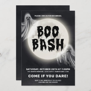 Boo Bash, Halloween Party Invitation