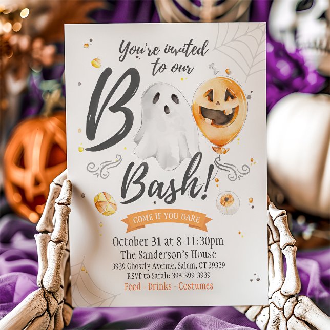 Boo Bash invitation, Halloween Invitation (Creator Uploaded)