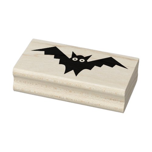 Boo Bat silhouette art stamp