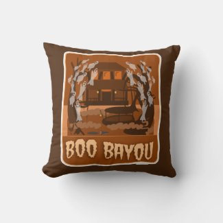 Boo Bayou Haunted Halloween Spooky Art