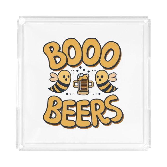 Boo Bees Acrylic Tray (Front)