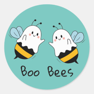 Boo Bees Classic Round Sticker