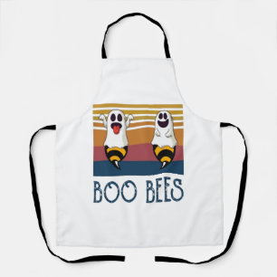 Boo Bees Couple Ghost Halloween shirt Apron