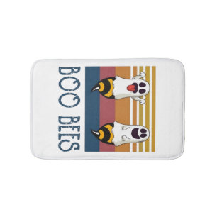 Boo Bees Couple Ghost Halloween shirt Bath Mat
