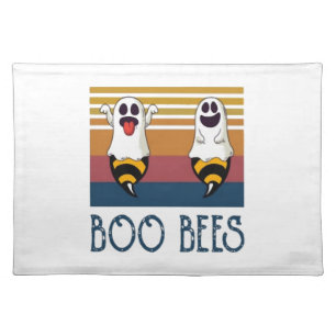 Boo Bees Couple Ghost Halloween shirt Cloth Placemat