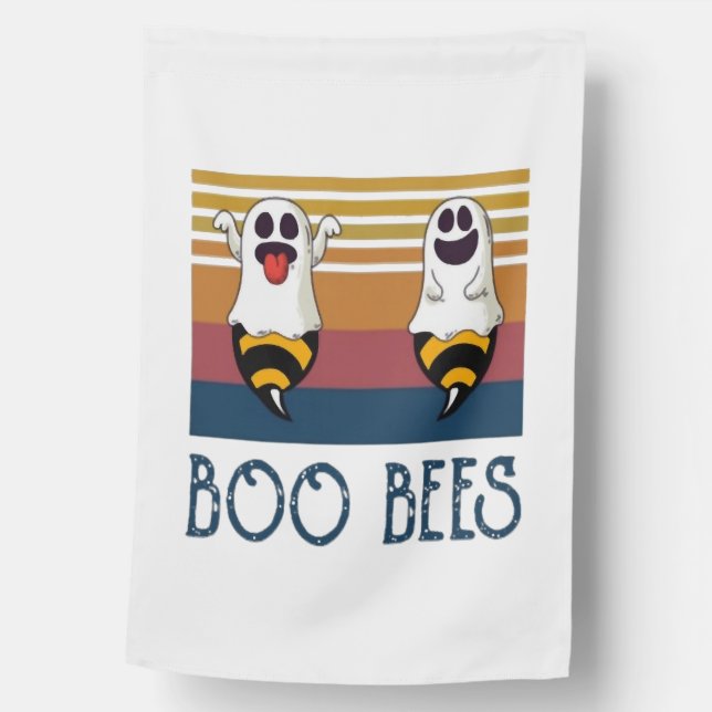 Boo Bees Couple Ghost Halloween shirt House Flag (Front)