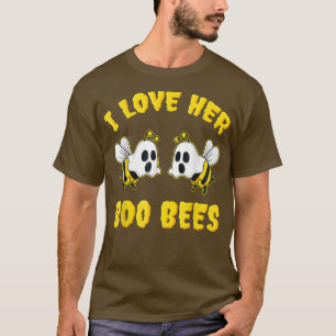 Boo Bees Couples Halloween Costume Funny Bees Tee 