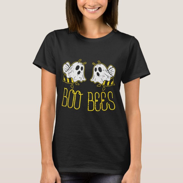 Boo Bees Funny Couples Halloween Costume For Adult T-Shirt (Front)