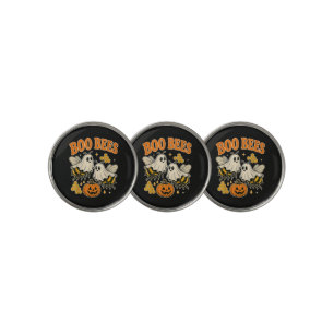 Boo Bees Funny Ghost Bee Pun Cute Halloween Golf Ball Marker
