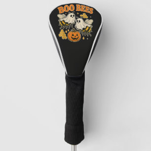 Boo Bees Funny Ghost Bee Pun Cute Halloween Golf Head Cover