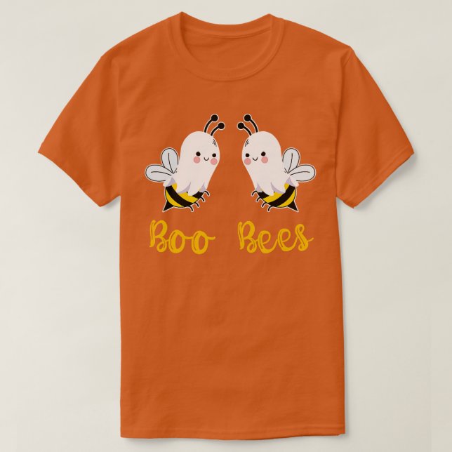 Boo Bees Funny Halloween Matching Costume 1 T-Shirt (Design Front)