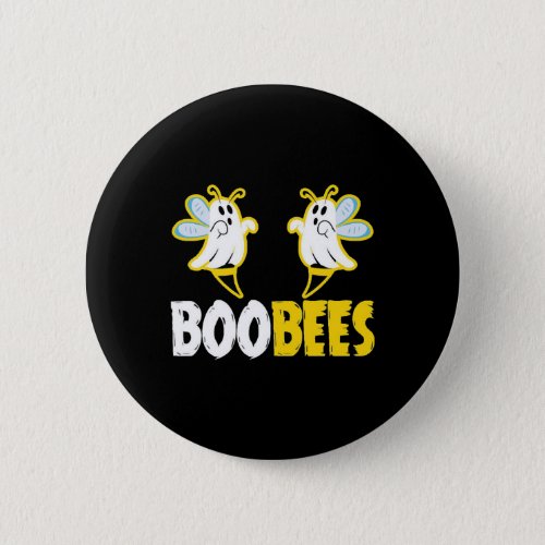 BOO BEES HALLOWEEN Classic Humor Button