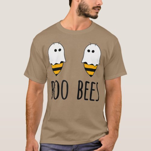 Boo Bees Halloween  for Women Funny Bees T_Shirt