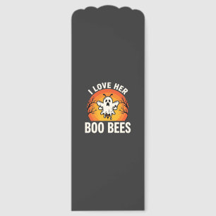 Boo Bees Halloween Ghost Bee Funny Design_1 Bookmarks
