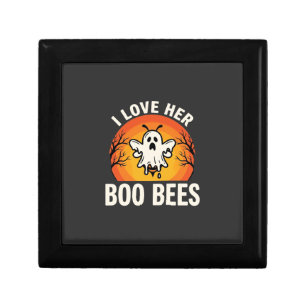 Boo Bees Halloween Ghost Bee Funny Design_1 Gift Box
