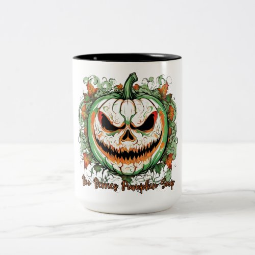 Boo Berries Pumpkin Soup Two_Tone Coffee Mug