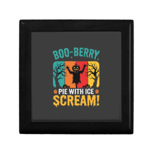 Boo-Berry Pie Halloween Ice Scream Design Gift Box