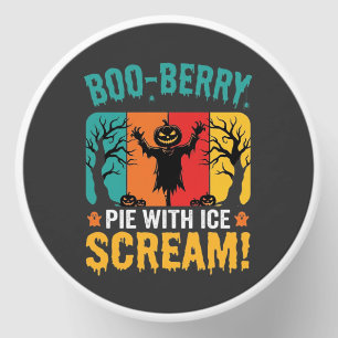 Boo-Berry Pie Halloween Ice Scream Design Mini Candle Favors