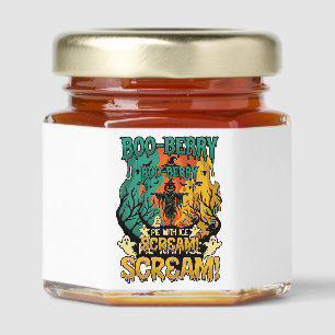 Boo Berry Pie Ice Scream Pumpkin Scarecrow Hallowe Honey Jar Favors