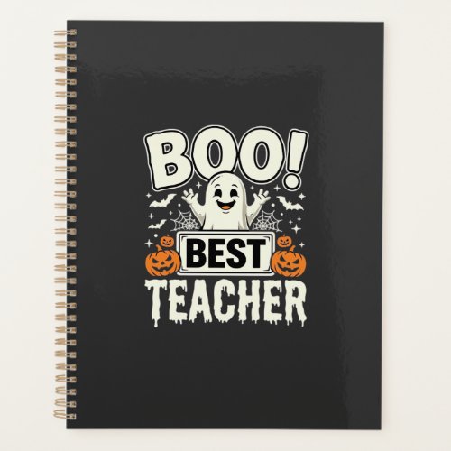 Boo Best Teacher Halloween Ghost Design_1 Planner