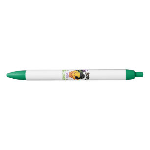 Boo Black Cat, Scary Pumpkin Coffee Halloween Pen