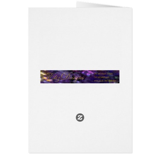 Boo Black Kitty Halloween Card (Back)