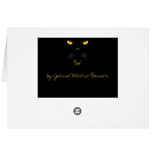 Boo Blank Card (Back Horizontal)