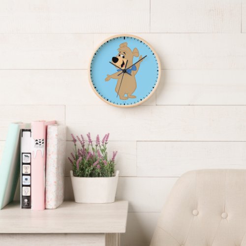 Boo_Boo Bear Arms Wide Clock