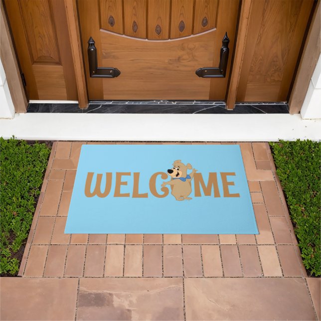 Boo-Boo Bear Arms Wide Doormat (Outdoor)