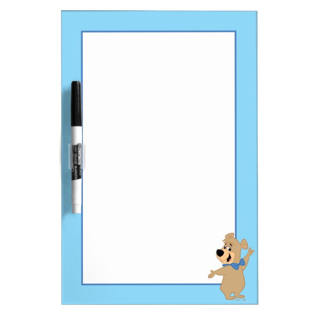 Boo-Boo Bear Arms Wide Dry Erase Board (Front)