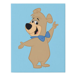 Boo-Boo Bear Arms Wide Faux Canvas Print