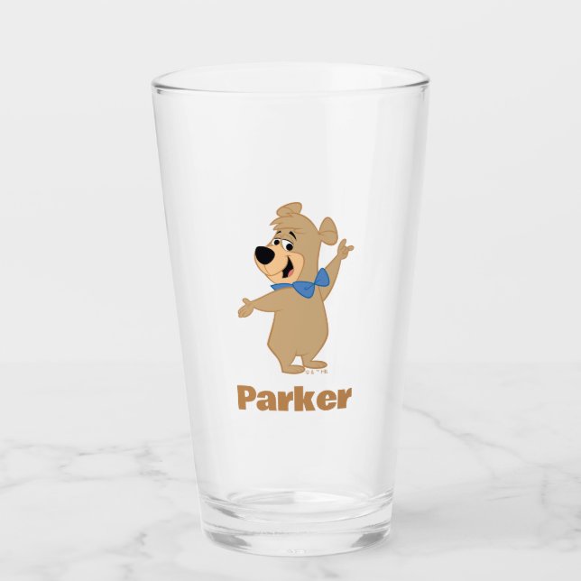 Boo-Boo Bear Arms Wide Glass (Front)