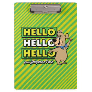 Boo-Boo Bear Hello Hello Hello From Jellystone Clipboard