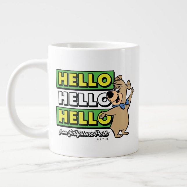 Boo-Boo Bear Hello Hello Hello From Jellystone Giant Coffee Mug (Left)