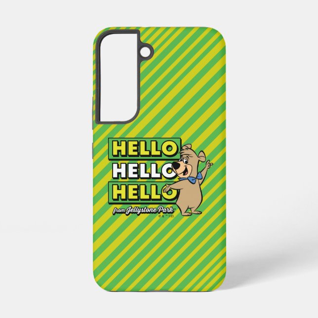 Boo-Boo Bear Hello Hello Hello From Jellystone Samsung Galaxy Case (Back)