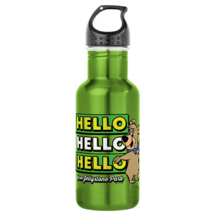 Boo-Boo Bear Hello Hello Hello From Jellystone Stainless Steel Water Bottle